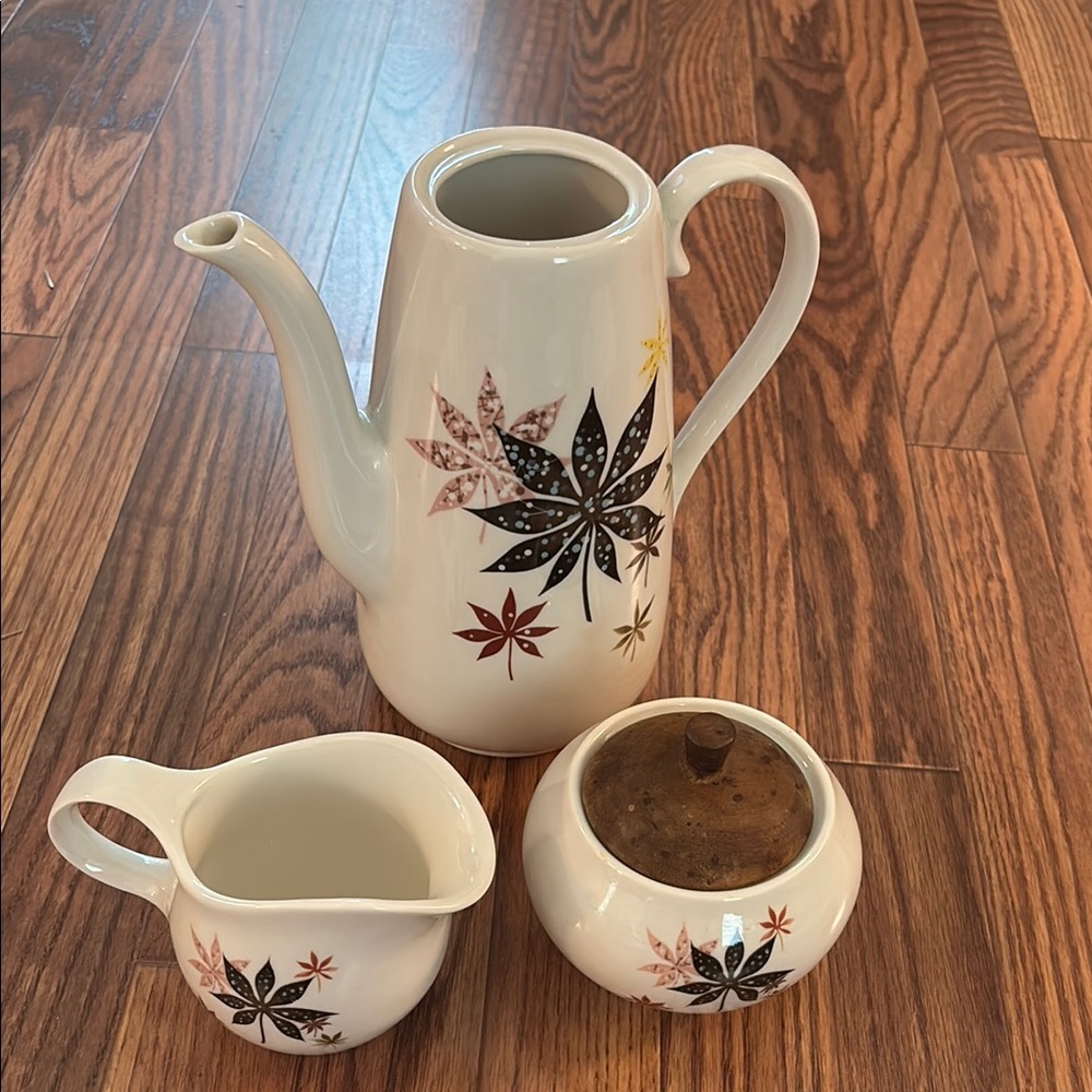 Vintage Floral Tea Set by Peter Terris original shenando china